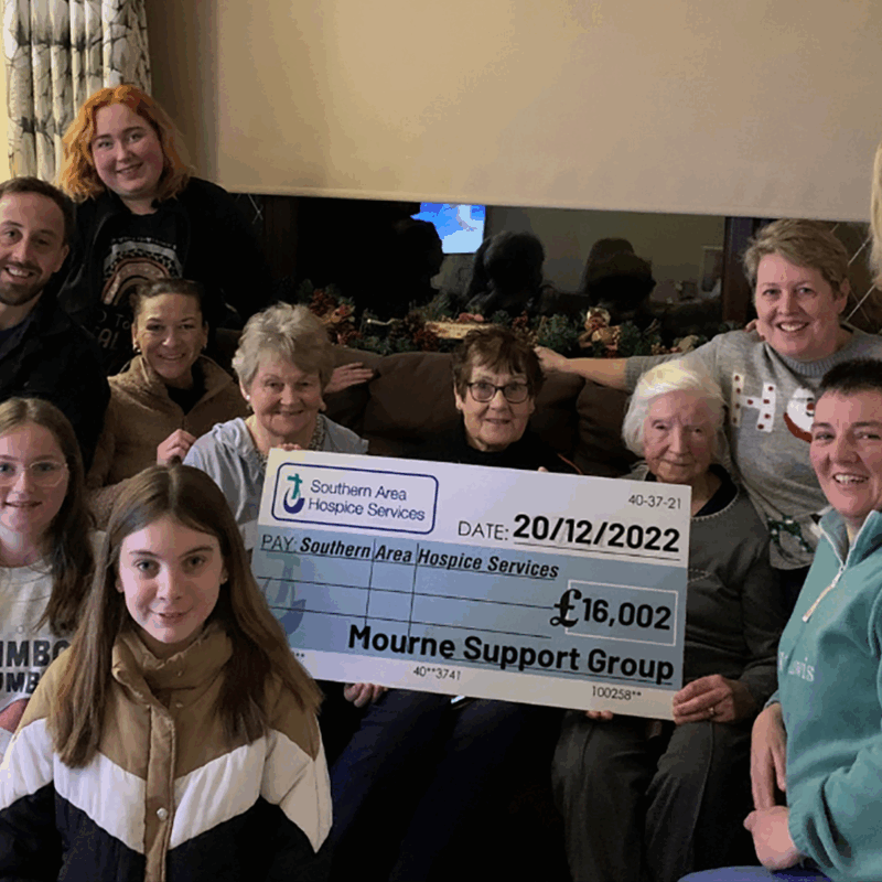 Mourne Support Group 2022 Cheque Photo
